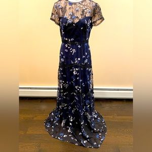 Monique Lhullier floral gown